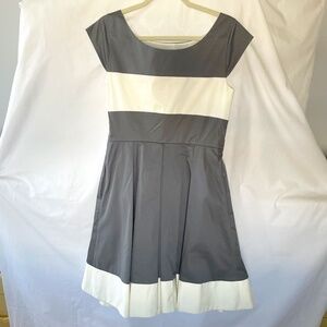 KATE SPADE MIDI COLOR BLOCK DRESS